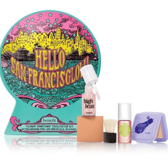 Benefit Hello San Francisglow! Glowin’ Downtown Highlighter Kit - Picture 2 of 13
